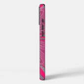 Elektrische Bloom Wings: Een Levendig Edgy & Mooi Case-Mate iPhone Case (Achterkant / Links)