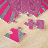 Elektrische Bloom Wings: Een Levendig Edgy & Mooi Legpuzzel (Zijkant)