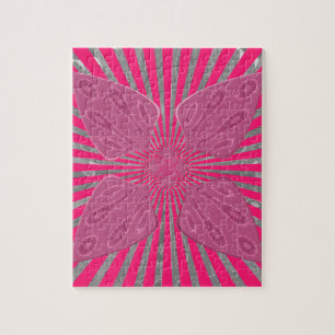 Elektrische Bloom Wings: Een Levendig Edgy & Mooi Legpuzzel