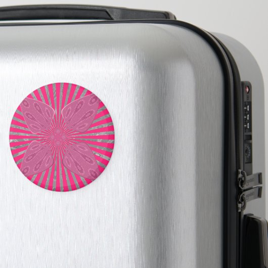 Elektrische Bloom Wings: Een Levendig Edgy & Mooi Magneet (Insitu (bagage))