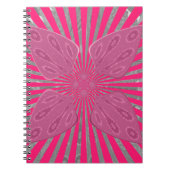 Elektrische Bloom Wings: Een Levendig Edgy & Mooi Notitieboek (Voorkant)