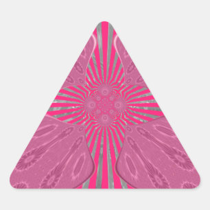 Elektrische Bloom Wings: Een Levendig Edgy & Mooi Sticker