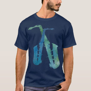 Elektrische blues t-shirt