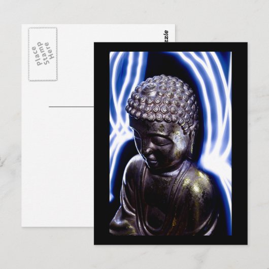 Elektrische Boeddha Briefkaart (Voorkant / Achterkant)