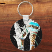 Elektrische boomchirurg-boristisch kettingzagen sleutelhanger (Voorkant)