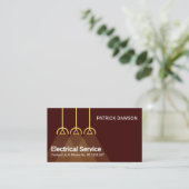 Elektrische bovenlichtlichten visitekaartje (Staand voorkant)