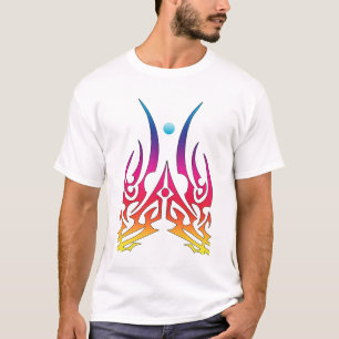 Elektrische brand t-shirt