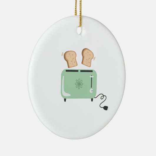 Elektrische broodrooster keramisch ornament (Rechts)