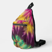 Elektrische Burst Sling Print Cut Naaizak Bag (Rechterhoek)