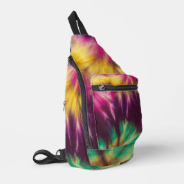 Elektrische Burst Sling Print Cut Naaizak Bag