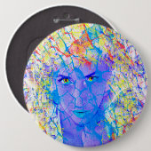 Elektrische Button Reality Pinback (Voorkant /achterkant)