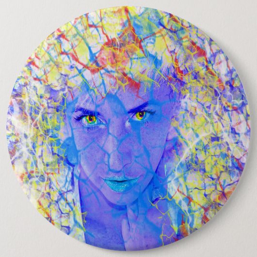 Elektrische Button Reality Pinback (Voorkant)