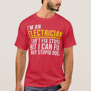 Elektrische cadeautjes voor elektricien voor elekt t-shirt