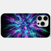 Elektrische Camo, futuristisch ontwerp, neon camou Case-Mate iPhone Case (Achterkant (horizontaal))