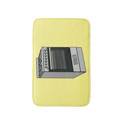 Elektrische cartoon badmat (Voorkant Verticaal)