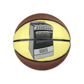 Elektrische cartoon basketbal (Voorkant)