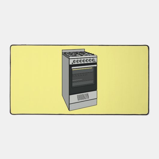 Elektrische cartoon bureaumat (Voorkant)