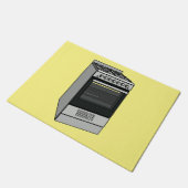 Elektrische cartoon deurmat (Schuin)