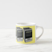 Elektrische cartoon espresso kop (Rechts)
