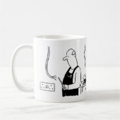 Elektrische Cartoon Koffiemok (Links)