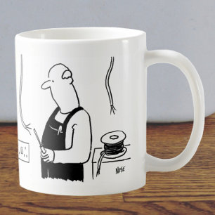 Elektrische Cartoon Koffiemok