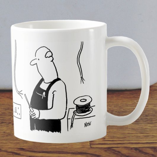 Elektrische Cartoon Koffiemok