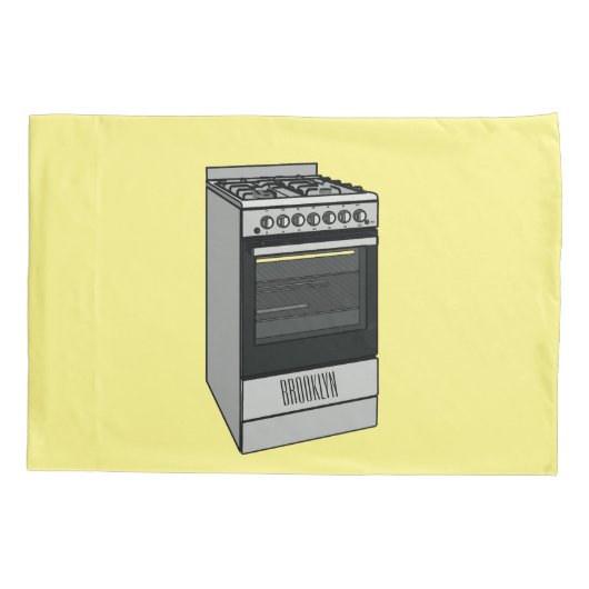 Elektrische cartoon kussensloop (Achterkant)