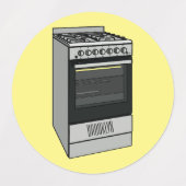 Elektrische cartoon labels (Design 1)