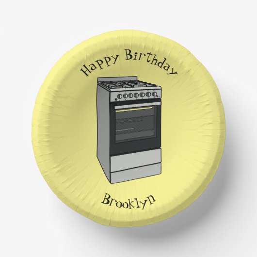 Elektrische cartoon papieren kommen (Voorkant)