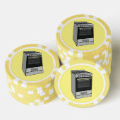 Elektrische cartoon poker chips (Opstapeling)
