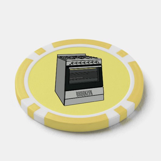 Elektrische cartoon poker chips (Enkel)