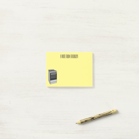Elektrische cartoon post-it® notes (Op bureau)