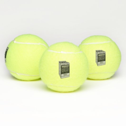 Elektrische cartoon tennisballen (Multi)