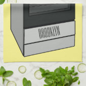 Elektrische cartoon theedoek (Gevouwen)