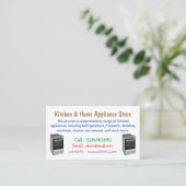 Elektrische cartoon visitekaartje (Staand voorkant)