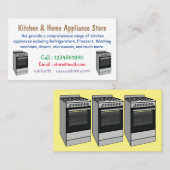 Elektrische cartoon visitekaartje (Voorkant / Achterkant)