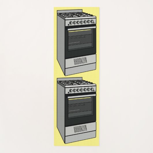 Elektrische cartoon yogamat (Voorkant)