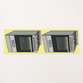 Elektrische cartoon yogamat (Voorkant (horizontaal))