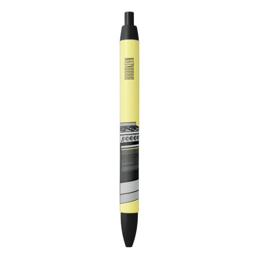 Elektrische cartoon zwarte inkt pen (Voorkant Verticaal)