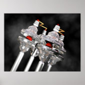 Elektrische cellen poster (Voorkant)