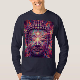 Elektrische Chakra Boeddha - Psychedelische Verlic T-shirt