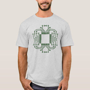 Elektrische circuit Board processor T-shirt