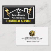 Elektrische Circuit Wiring Home Lijst Visitekaartje (Voorkant / Achterkant)