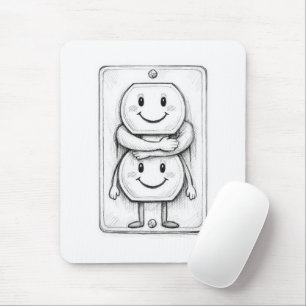 Elektrische Contactdoos Knuffel Muismat