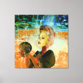 Elektrische cyborg canvas afdruk (Voorkant)