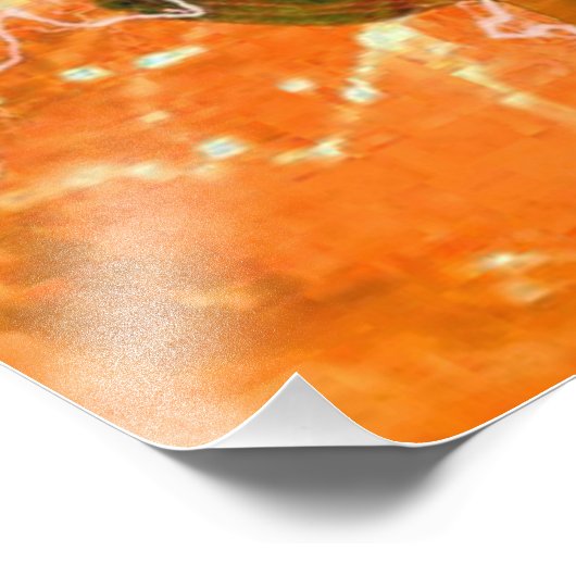 Elektrische cyborg foto afdruk (Hoek)