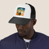 Elektrische cyborg trucker pet (In situ)