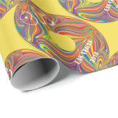 Elektrische Daisy Carnival Record Cadeaupapier (Rol Hoek)