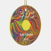 Elektrische Daisy Carnival Record Keramisch Ornament (Rechts)