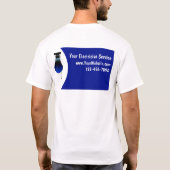 Elektrische dienst T-shirts (Achterkant)